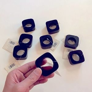Black Retro Style Napkin Holder Lot